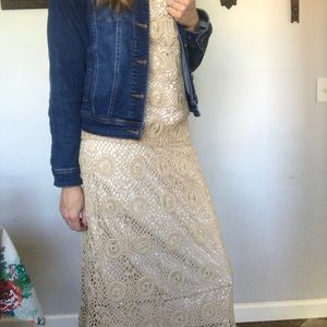 Unique crochet dress